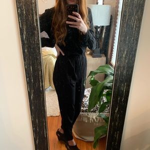 Black jumpsuit
